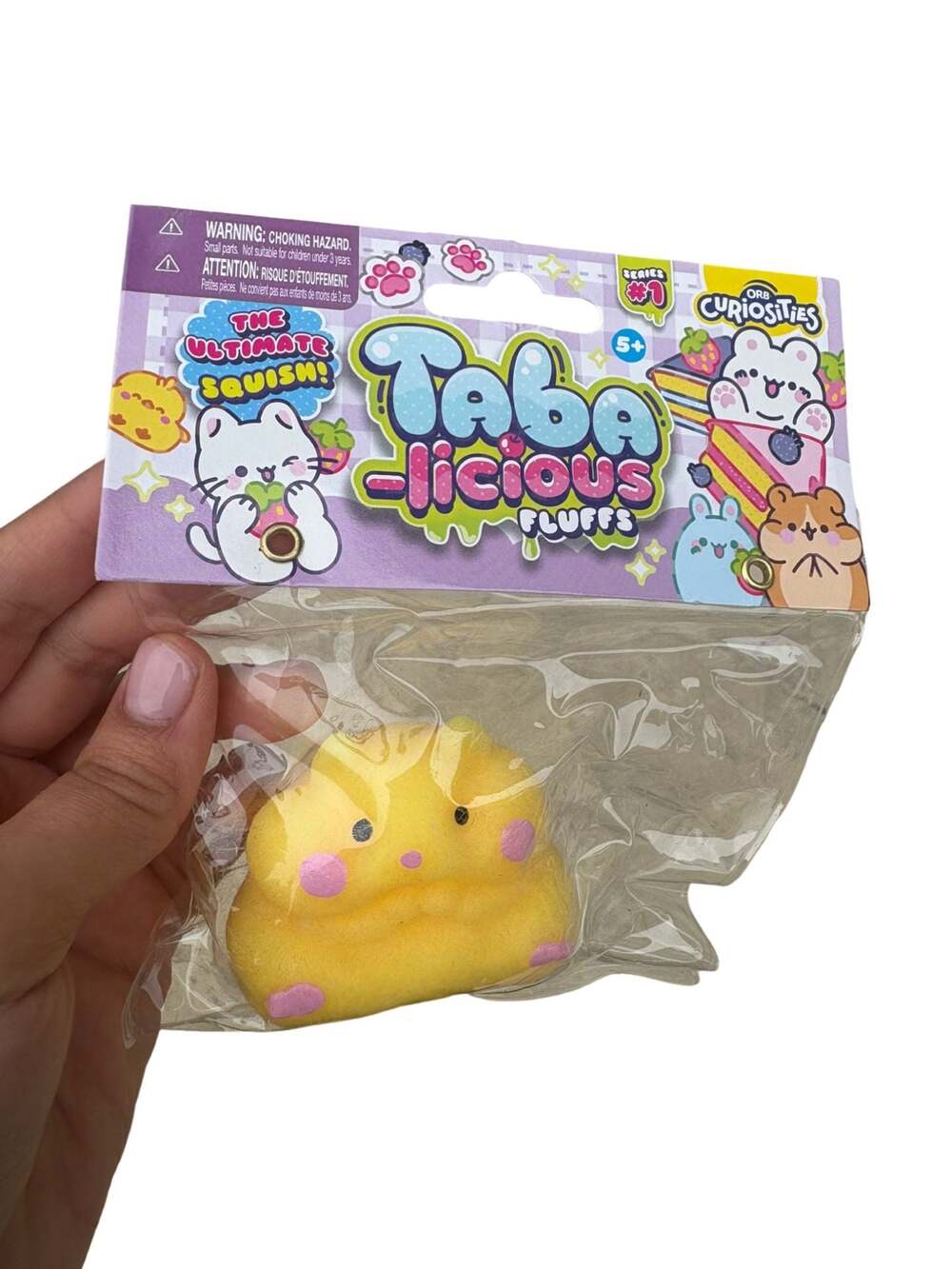 ORB Curiosities Taba-licious Fluffs Series 1 Squishy Toy